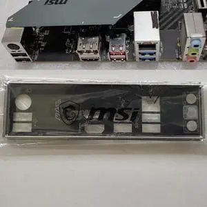 Original New For MSI MAG B560M BAZOOKA, B560M BAZOOKA I/O Shield Back Plate BackPlate Blende Bracket