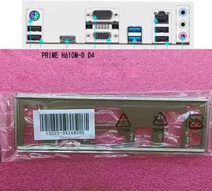 Original New For Asus PRIME H610M-D D4 I/O Shield Back Plate BackPlate BackPlates Blende Bracket