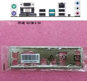 Original New For Asus PRIME H610M-A D4 I/O Shield Back Plate BackPlate BackPlates Blende Bracket