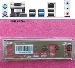Original New For Asus PRIME H510M-A I/O Shield Back Plate BackPlate BackPlates Blende Bracket