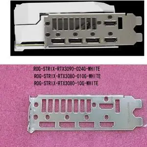 Original New For Asus ROG-STRIX-RTX3090-O24G-WHITE I/O Shield Back Plate BackPlates Blende Bracket