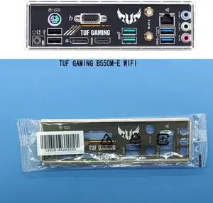 Original New For Asus TUF GAMING B550M-E,TUF GAMING B550M-E WIFI I/O Shield Back Plate BackPlates Blende Bracket with WIFI hole