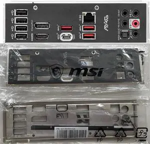 Original New For MSI MAG B660M MORTAR WIFI DDR4 /DDR5, MAG B660M MORTAR DDR4 /DDR5 I/O Shield Back Plate BackPlate Blende Bracket
