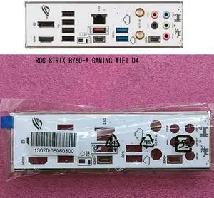 Original New For Asus ROG STRIX B760-A GAMING WIFI D4 I/O Shield Back Plate Blende Bracket