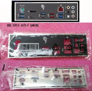 For Asus ROG STRIX X470-F GAMING I/O Shield Back Plate BackPlate BackPlates Blende Bracket For Asus ROG STRIX X470-F GAMING I/O Shield Back Plate BackPlate BackPlates Blende Bracket