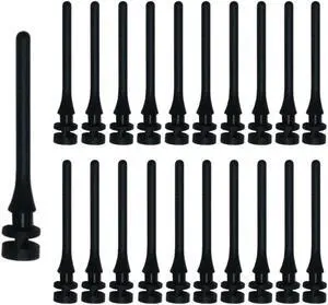 20PCS PC Case Fans Computer Cooling Fan Mount Screws, CPU Fan Mounting Pin Rivet Black Soft Rubber Reducing Noise Anti-Vibration Screws 40mm / 1.57in
