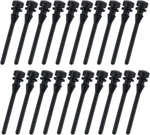 AUEAR, 50 Pack Case Fan Soft Silicone Anti Noise Reducing Vibration Screws Fan Rivet Mounting for Pack Case Fan or CPU Fan