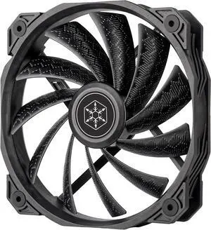 SilverStone Technology Shark Force 160 Performance Enhanced 160mm (with 140mm mounting Holes) PWM Fan, SST-SF160B