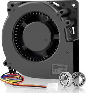 120mm x 32mm Dual Ball DC Blower Centrifugal Fan 12V 4Pin PWM Big Airflow for DIY Air Exhaust Vent Cooling