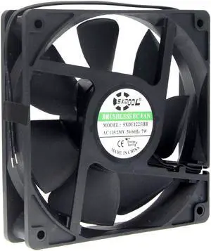 EC AC Cooling Fan 120X120X25mm 120mm AC 110V 115V 120V 220V 240V for Chassis case cabinets
