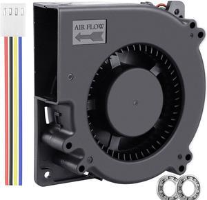 Wathai 120mm x 32mm Dual Ball Brushless Blower Fan 12V High-Airflow PWM 4Pin for DIY Projects Electronics Cooling System