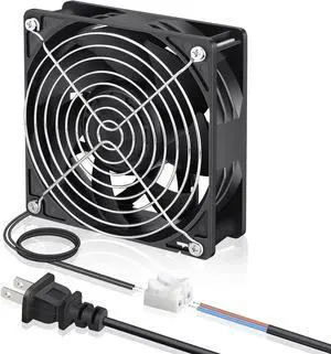 GDSTIME EC Cooling Fan, 120mm Fan, 120mm 38mm AC 110V 115V 120V 220V 240V, Dual Ball Bearing