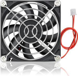 GDSTIME 80mm Fan, 80mm x 80mm x 15mm 24V DC Brushless Cooling Fan Sleeve Bearing