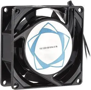 uxcell Cooling Fan 80mm x 80mm x 25mm SF8025 AC 110V/120V 0.1A Long Life Sleeve Bearings