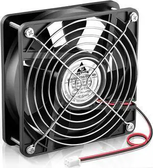 GDSTIME 12V 1238 Cooling Fan, 120mm x 38mm 3000RPM Dual Ball Bearings DC Brushless Fan