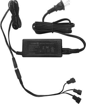 Coolerguys 3A 100-240v AC to 12v DC Three (3) Fan Power Supply