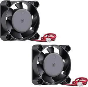 GDSTIME 2Pcs 40mm Fan 24V, Dual Ball Bearing 40x40x10mm Brushless DC Cooling Fan 2 Pin