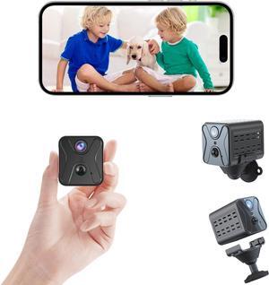 Spy Camera Hidden Camera,High Video Quality WiFi Camera, Mini Cam Smart Home,2024 Upgraded 110 Days Standby Battery Life,AI Motion Detection,Night Vision Nanny Cam Security Cam for Indoor,Baby,Pets