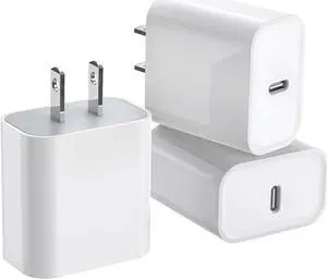 3Pack iPhone 15 Charge Block,USB C Charger,iPhone Charger Adapter,Quick Fast Charger PD Adapter Plug 20W Power Delivery Type C Fast Charging Block for iPhone 15/14/13/12/11/X,iPad Pro/Air/Mini/AirPods 3Pack iPhone 15 Charge Block,USB C Charger,iPhone Charger Adapter,Quick Fast Charger PD Adapter Plug 20W Power Delivery Type C Fast Charging Block for iPhone 15/14/13/12/11/X,iPad Pro/Air/Mini/AirPods