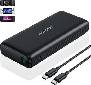 65W Power Bank Compatible with Steam Deck/ROG Ally/Legion Go, Laptop Power Bank 20000mAh Fast Charging Battery Pack for MacBook, , ,