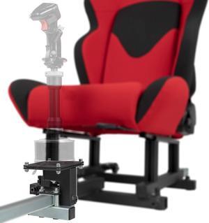 Centered Flight Stick Lower Mount Bracket with Height Adjusmtent. Plates Included. Configuration #6 Compatible with Thrustmaster Warthog, F-16C Viper HOTAS, F/A 18, VirPil, VKB and WinWing Sticks