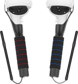 AMVR Handle Attachments Accessories for Quest 2/Quest/Rift S Controllers Extensions, Vr Gorilla Tag Long Arms Extension Grip,Compatible with Oculus/Meta Quest 2 Beat Saber Handle, Supernatural, etc.