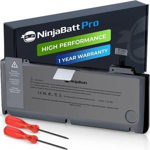 NinjaBatt Battery A1278 A1322 for Apple MacBook Pro 13"" [Mid 2012 2010 2009 Early 2011 Late 2011] - High Performance [76.56Wh/11.6Vv]