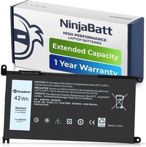 NinjaBatt Battery for Dell WDX0R P69G YRDD6 Inspiron 15 5000 7000 Series 15-5000 15-7000 13-7000 5570 5567 7579 5578 5568 7569 5579 5565 7573 13 7378 5378 7368 5379 5368 7375 - [42Wh/11.4v]