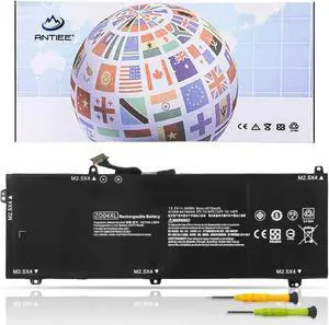 ANTIEE ZO04XL Laptop Battery Replacement for HP ZBook Studio G3 G4 Mobile Workstation ZO04 ZO06 ZO06XL 808396-421 808450-001 808450-002 HSTNN-CS8C HSTNN-C88C HSTNN-LB6W HSTNN-KB6W 15.2V 64Wh 4210mAh