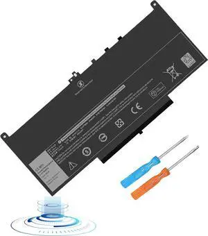 E7470 Battery E7270 Battery J60J5 Battery for Dell Latitude E7470 E7270 7470 7270 Laptop Battery, Type 1W2Y2 0MC34Y MC34Y R1V85 242WD GG4FM WYWJ2 451-BBSX 451-BBSY 451-BBSU [7.6V /55WH]