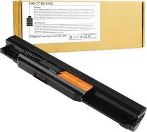 87Wh/7800mAh Laptop Battery Replacement for Asus A53E A32-K53 A42-K53 A45 A53S A43S A53Z A83 A84 K43 K43BY K43E K43S K43T K53 K53E K53T K54 A54C K53SV K84 X43 X44 X53E X53U - High Performance 9 Cells