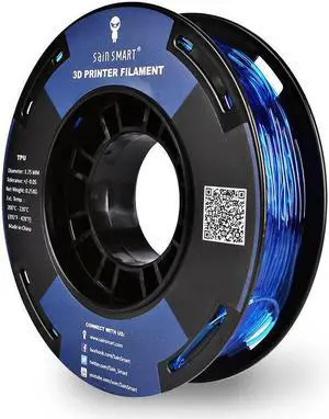 SainSmart - TPU-BLU-0.25KG1.75 SAINSMART 1.75mm 250g Flexible TPU 3D Printing Filament, Dimensional Accuracy +/- 0.05 mm (Blue) SainSmart - TPU-BLU-0.25KG1.75 SAINSMART 1.75mm 250g Flexible TPU 3D Printing Filament, Dimensional Accuracy +/- 0.05 mm (Blue)