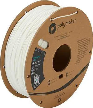 2.85mm(3mm) PLA Filament 2.85mm, 1kg High Rigidity White PLA 2.85 - Polymaker PolyLite PLA 3D Printer Filament White, Print with 2.85mm Openning 3D Printers Only