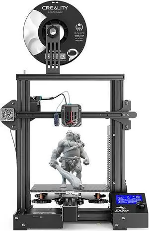 Official Creality Ender 3 Neo 3D Printer with CR Touch Auto Bed Leveling Kit Full-Metal Extruder Carborundum Glass Printing Platform with Resume Printing Function Silent Mainboard 8.66x8.66x9.84 inch
