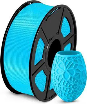SUNLU PLA Filament 1.75mm, Neatly Wound PLA 3D Printer Filament 1.75mm Dimensional Accuracy +/- 0.02mm, Fit Most FDM 3D Printers, 1kg Spool (2.2lbs), 330 Meters, PLA Turquoise Cyan