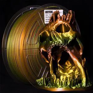 3D Printer Filament, PLA Filament 1.75mm, Vintage Metal Rainbow PLA Filament, 0.02mm, 3D Printing Filament 1kg/2.2lbs