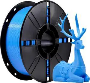 iBOSS PLA Plus (PLA+) 3D Printer Filament 1.75mm,1kg Spool (2.2lbs) Toughness Enhanced 3D Printing Filament,Dimensional Accuracy +/- 0.02mm,1.75mm PLA Plus Filament,Fit Most FDM Printer(Light Blue)