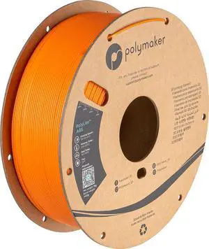 Polymaker ABS Filament 1.75mm Orange, ABS 3D Printer Filament 1.75mm Heat Resistant 1kg - PolyLite ABS 3D Printing Filament 1.75mm, Strong & Durable, Dimensional Accuracy +/- 0.03mm Polymaker ABS Filament 1.75mm Orange, ABS 3D Printer Filament 1.75mm Heat Resistant 1kg - PolyLite ABS 3D Printing Filament 1.75mm, Strong & Durable, Dimensional Accuracy +/- 0.03mm