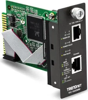 TRENDnet SNMP Management Module for TFC-1600, Lifetime Protection, TFC-1600MM