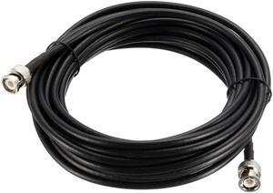 uxcell BNC Male to BNC Male Coax Cable RG58 Low Loss RF Coaxial Cable 50 Ohm 25 Ft