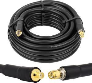 XRDS -RF SMA Cable, SMA Male to SMA Female Low Loss SMA Extension Cable KMR400 SMA Coax Cable for 3G 4G LTE, 5G Modems/Routers, Ham, ADS-B, SDR Equipment25 FT