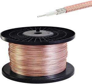 superbat RG-316 Coax Cable 33ft Thin RF Coaxial Cable Flexible Lightweight Low Loss Coax Wire
