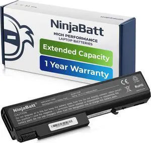 NinjaBatt Battery for HP 8440P 6550B TD06 482962-001 486296-001 8440W 6440B 6930P 6450B 6735B 6445B 6455B 6540B 6545B 6555B 6730B 6530B 6535B TD09 593578-001 High Performance [6 Cells/4400mAh]