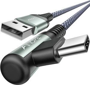 AINOPE 2-Pack USB C Cable 10 ft, 3.1A C Charger Cable Fast Charging, Right Angle Resistant Nylon Braided USB C Charger Compatible with Galaxy S20/S20+ Ultra S10 S10E S9 S8 Plus