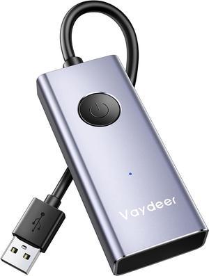 Vaydeer Undetectable Mouse Jiggler Mouse Mover USB Port,Driver-Free with ON/Off Switch,Simulate Movement to Prevent The Computer from Entering Sleep Mode,Plug-and-Play