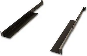 NavePoint Adjustable Rack Mount Server Shelf Shelves Rail Rails 1U 2-Pack