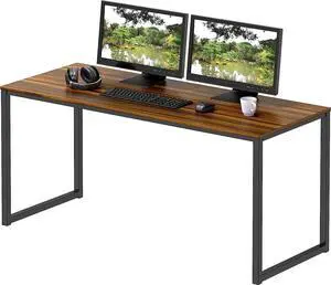 SHW Home Office 48-Inch Computer Desk, 24" Deep, Walnut