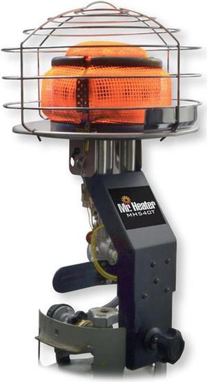 Mr. Heater Original 540-Degree 45,000 BTU Tank Top Radiant Propane Heater,chrome,Silver