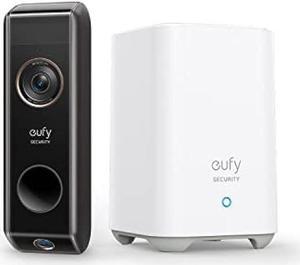 eufy Security Video Doorbell S330 (Battery-Powered) with HomeBase 2, Wireless Doorbell, Security Camera, Dual Motion and Package Detection, 2K HD, No Monthly Fee, 16GB Local Storage, Motion Only Alert