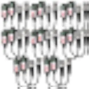 Passive Video Balun Connectors 8 Pairs Cat5 HD Mini CCTV BNC Video Balun Transceiver Cable with Lighting Protection and Coax BNC Connector to RJ45 Terminal for CCTV Surveillance Camera Systems